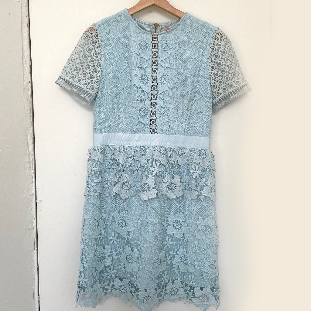 Ted Baker Light Blue Lace Dress
